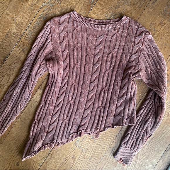 NWOT Gilded Intent rust sweater - Picture 6 of 6